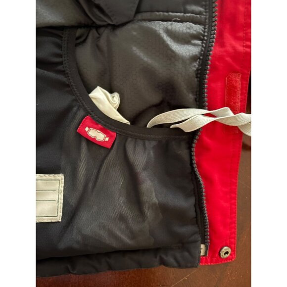 L.L.Bean Kids Colorblock Ski Snow Jacket in Red Gray Black Size L (14-16) - Picture 12 of 16